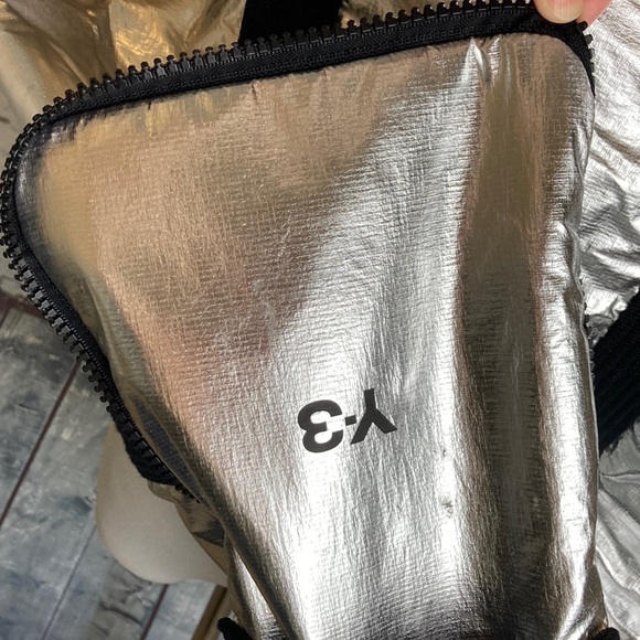 Y-3 Yohji Yamamoto x adidas Y-3 BEACH TOTE Metallic Silver & Black Streetwear - Picture 9 of 16